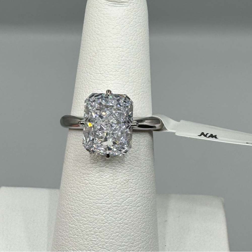 3ct Radiant Cut Ring - Picture 8 of 11
